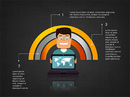 Perjalanan Dengan Infografik Presentasi Udara, Slide 9, 03935, Infografis — PoweredTemplate.com