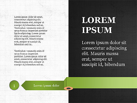 Pensil Dan Pilihan Slide Dek, Templat PowerPoint, 03940, Diagram Panggung — PoweredTemplate.com