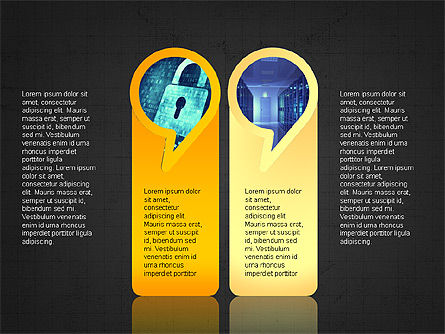 Speech bubble thema presentatie dek, Dia 10, 03943, Businessmodellen — PoweredTemplate.com