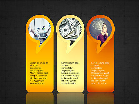 Plate-forme de présentation à thème à bulles de parole, Diapositive 11, 03943, Modèles commerciaux — PoweredTemplate.com