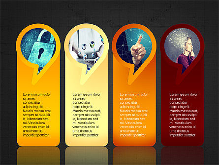 Cubierta de presentación temática de burbuja de discurso, Diapositiva 13, 03943, Modelos de negocios — PoweredTemplate.com