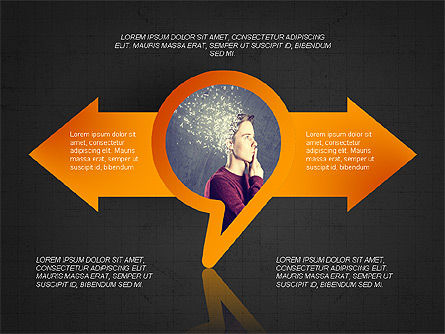 Plate-forme de présentation à thème à bulles de parole, Diapositive 14, 03943, Modèles commerciaux — PoweredTemplate.com