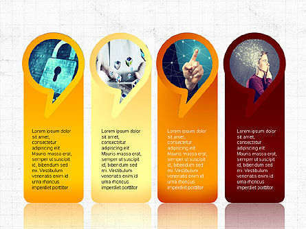 Plate-forme de présentation à thème à bulles de parole, Diapositive 5, 03943, Modèles commerciaux — PoweredTemplate.com