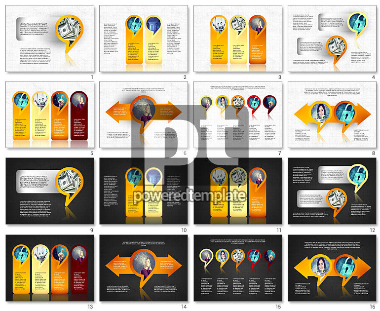 Sprechblase Themed Prasentation Deck Fur Powerpoint Prasentationen Jetzt Herunterladen Poweredtemplate Com