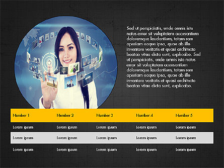 Internet Technology Presentation Template, Slide 16, 03944, Presentation Templates — PoweredTemplate.com