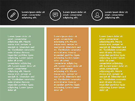 Trendige Präsentation mit dünnen Icons, Folie 13, 03947, Präsentationsvorlagen — PoweredTemplate.com