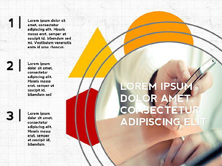 Quattro passi presentazione concetto, Modello PowerPoint, 03948, Diagrammi Palco — PoweredTemplate.com