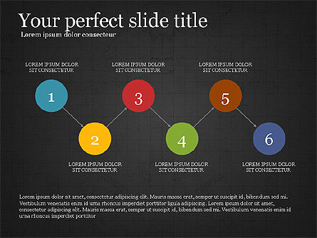 Schéma de processus glisse le pont, Diapositive 15, 03949, Schémas de procédés — PoweredTemplate.com