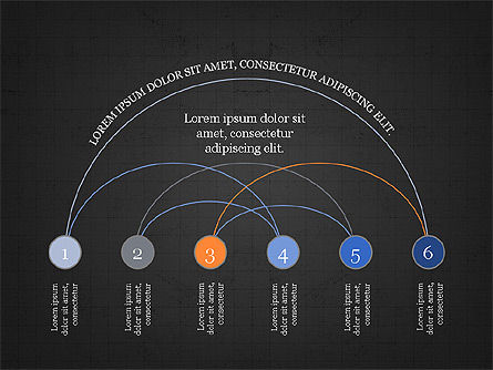 Arçon diagramme diapositive plate-forme, Diapositive 12, 03951, Modèles commerciaux — PoweredTemplate.com