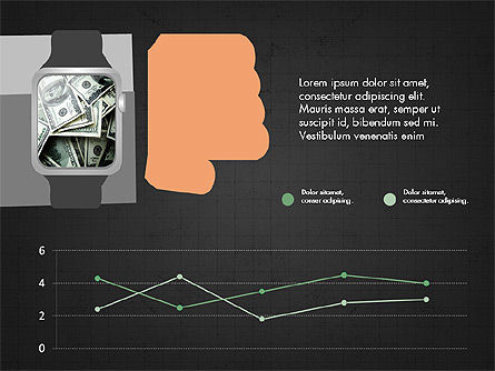 Concept de présentation de conception plate avec les mains, Diapositive 13, 03952, Modèles de présentations — PoweredTemplate.com