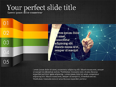 Optionen und Stufen Slide Deck, Folie 10, 03956, Ablaufdiagramme — PoweredTemplate.com