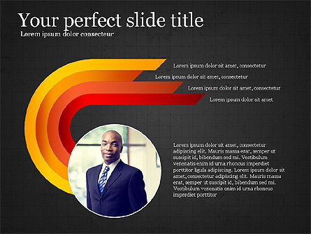 Opciones y etapas Slide Deck, Diapositiva 12, 03956, Diagramas de la etapa — PoweredTemplate.com