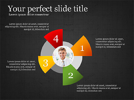 Opciones y etapas Slide Deck, Diapositiva 9, 03956, Diagramas de la etapa — PoweredTemplate.com