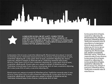 Cityscape Silhouette Presentation Concept, Slide 15, 03960, Presentation Templates — PoweredTemplate.com