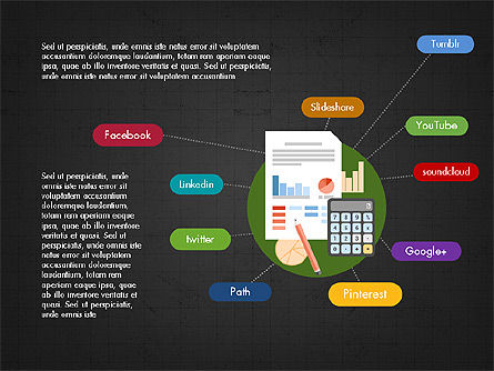 Plano de apresentação de análise de dados, Deslizar 13, 03962, Modelos de Apresentação — PoweredTemplate.com