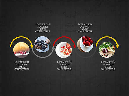Cooking Flow Process Presentation Concept, Slide 10, 03963, Process Diagrams — PoweredTemplate.com