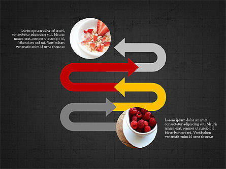 Cooking Flow Process Presentation Concept, Slide 13, 03963, Process Diagrams — PoweredTemplate.com