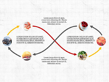 Cooking Flow Process Presentation Concept, Slide 3, 03963, Process Diagrams — PoweredTemplate.com