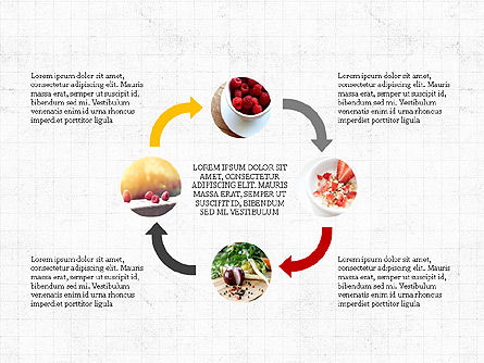 Cooking Flow Process Presentation Concept, Slide 7, 03963, Process Diagrams — PoweredTemplate.com