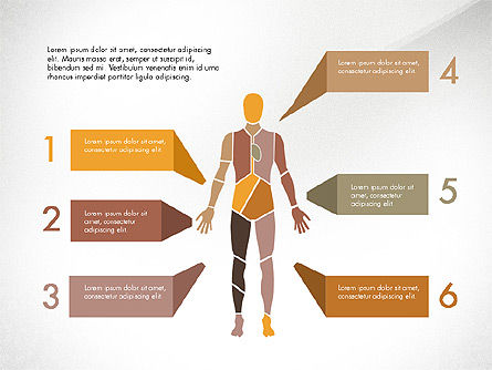 Dek Slide Infografis Lingkungan, Templat PowerPoint, 03968, Infografis — PoweredTemplate.com