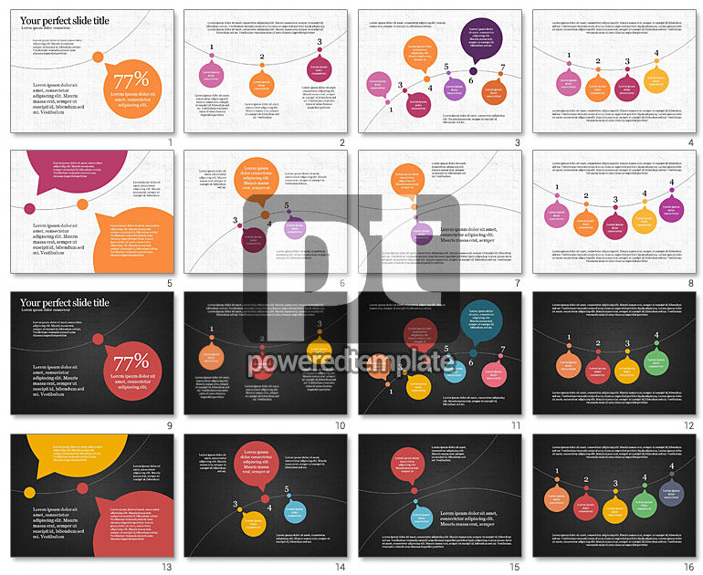 Bubble Timeline Slide Deck