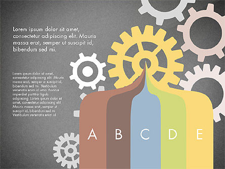 Gears Theme Presentation Concept, Slide 13, 03971, Presentation Templates — PoweredTemplate.com