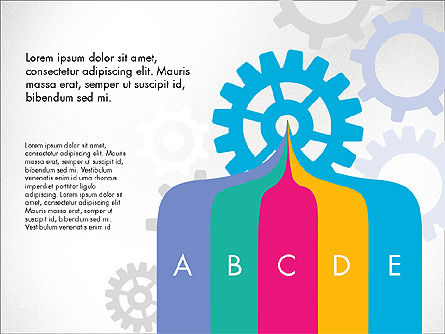 Gears Theme Presentation Concept, Slide 5, 03971, Presentation Templates — PoweredTemplate.com