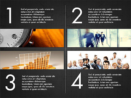 비즈니스 프레젠테이션 슬라이드 데크, 슬라이드 14, 03974, 프레젠테이션 템플릿 — PoweredTemplate.com