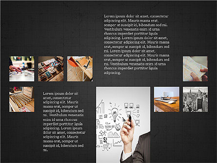 Project samenvatting presentatiesjabloon, Dia 13, 03982, Presentatie Templates — PoweredTemplate.com
