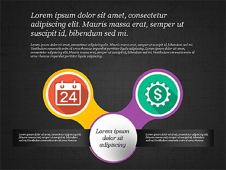 Flat Design Presentation Concept with Icons, Slide 12, 03985, Icons — PoweredTemplate.com