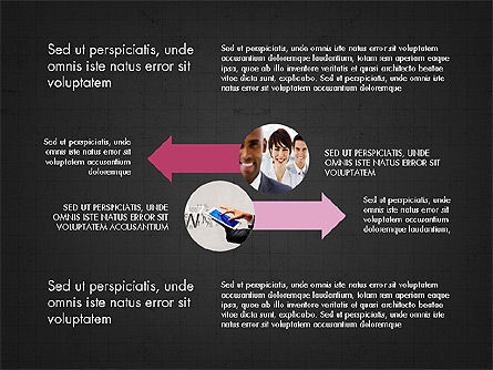 Concepto de informe de procesos y etapas, Diapositiva 13, 03987, Diagramas de la etapa — PoweredTemplate.com