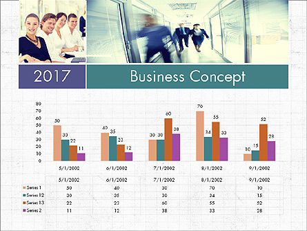 Process and Stages Report Concept, Slide 8, 03987, Stage Diagrams — PoweredTemplate.com