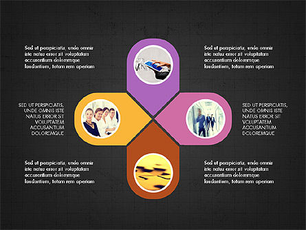 Concepto de informe de procesos y etapas, Diapositiva 9, 03987, Diagramas de la etapa — PoweredTemplate.com