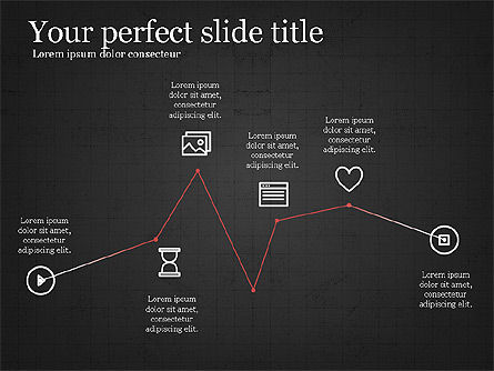 Concepto de presentación de proyectos con formas planas, Diapositiva 14, 03990, Plantillas de presentación — PoweredTemplate.com