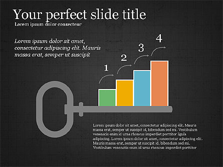 Project Presentation Concept with Flat Shapes, Slide 9, 03990, Presentation Templates — PoweredTemplate.com