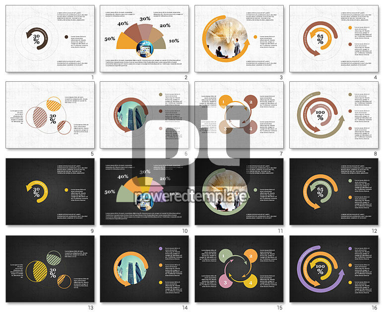 Circular infographics