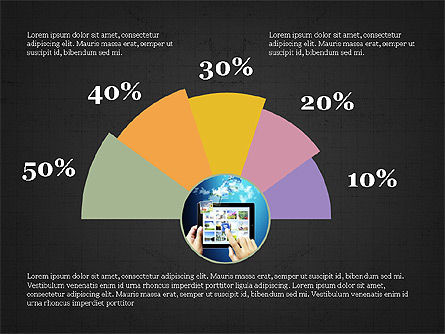 순환 적 infographics, 슬라이드 10, 03995, 프로세스 도표 — PoweredTemplate.com