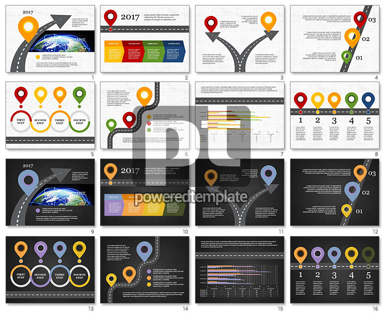 Roadmap conceito apresentação modelo