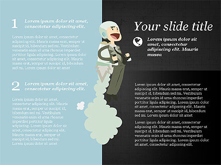 Moving to Success Presentation Template, Slide 12, 03997, Presentation Templates — PoweredTemplate.com