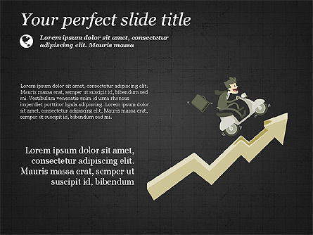 Moving to Success Presentation Template, Slide 16, 03997, Presentation Templates — PoweredTemplate.com