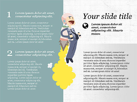 Moving to Success Presentation Template, Slide 4, 03997, Presentation Templates — PoweredTemplate.com