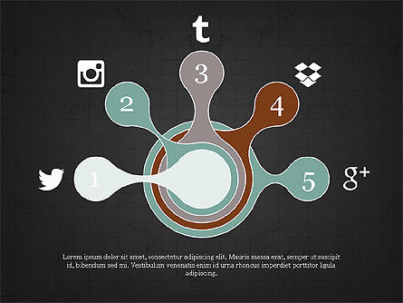 Social Media Presentation Concept, Slide 12, 03999, Presentation Templates — PoweredTemplate.com