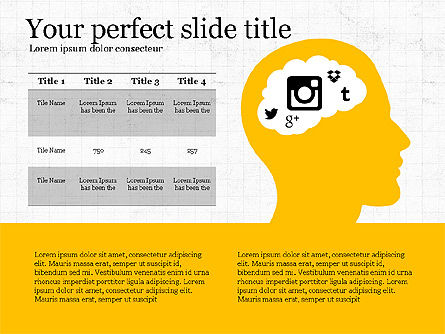 Social Media Presentation Concept, Slide 3, 03999, Presentation Templates — PoweredTemplate.com