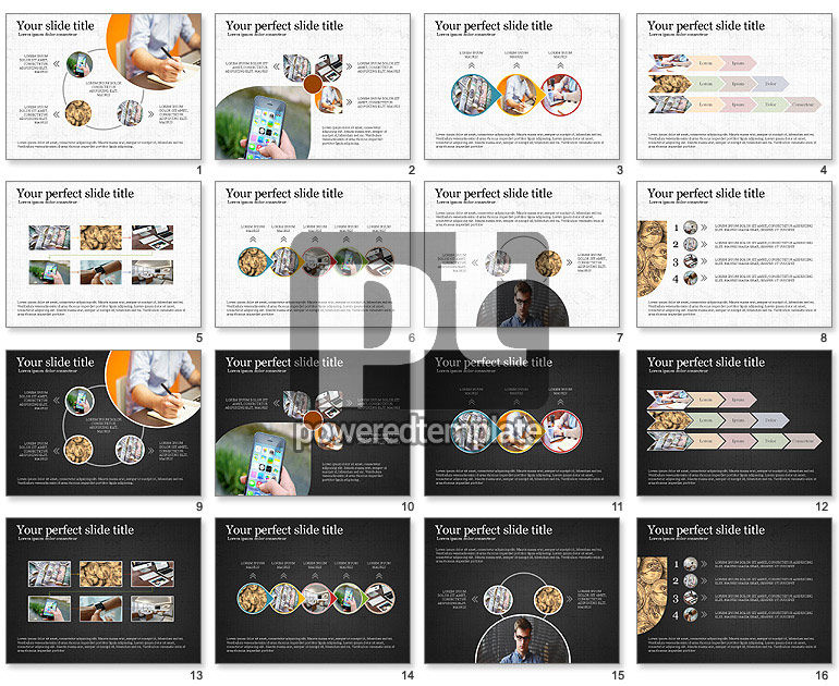 Concept de présentation de processus financier