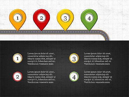 Roadmap concetto di presentazione, Slide 7, 04006, Timelines & Calendars — PoweredTemplate.com