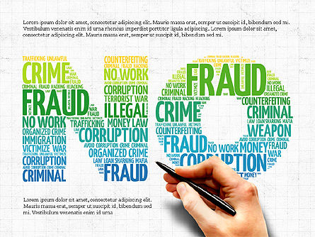 Les nuages ​​de mots liés aux entreprises, Diapositive 6, 04007, Modèles commerciaux — PoweredTemplate.com