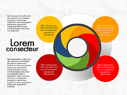 Modèle de présentation infographie graphique, Diapositive 4, 04010, Modèles de présentations — PoweredTemplate.com