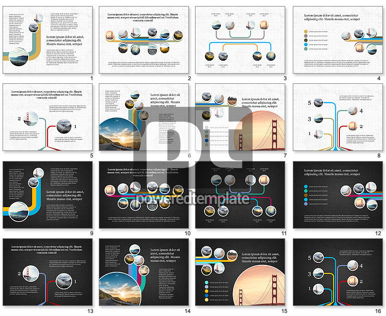 Presentazione creativa concetto di template