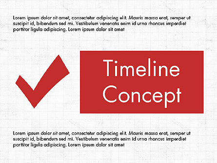 Concept de la chronologie, Modele PowerPoint, 04015, Timelines & Calendars — PoweredTemplate.com