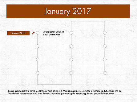 Concept de la chronologie, Diapositive 2, 04015, Timelines & Calendars — PoweredTemplate.com